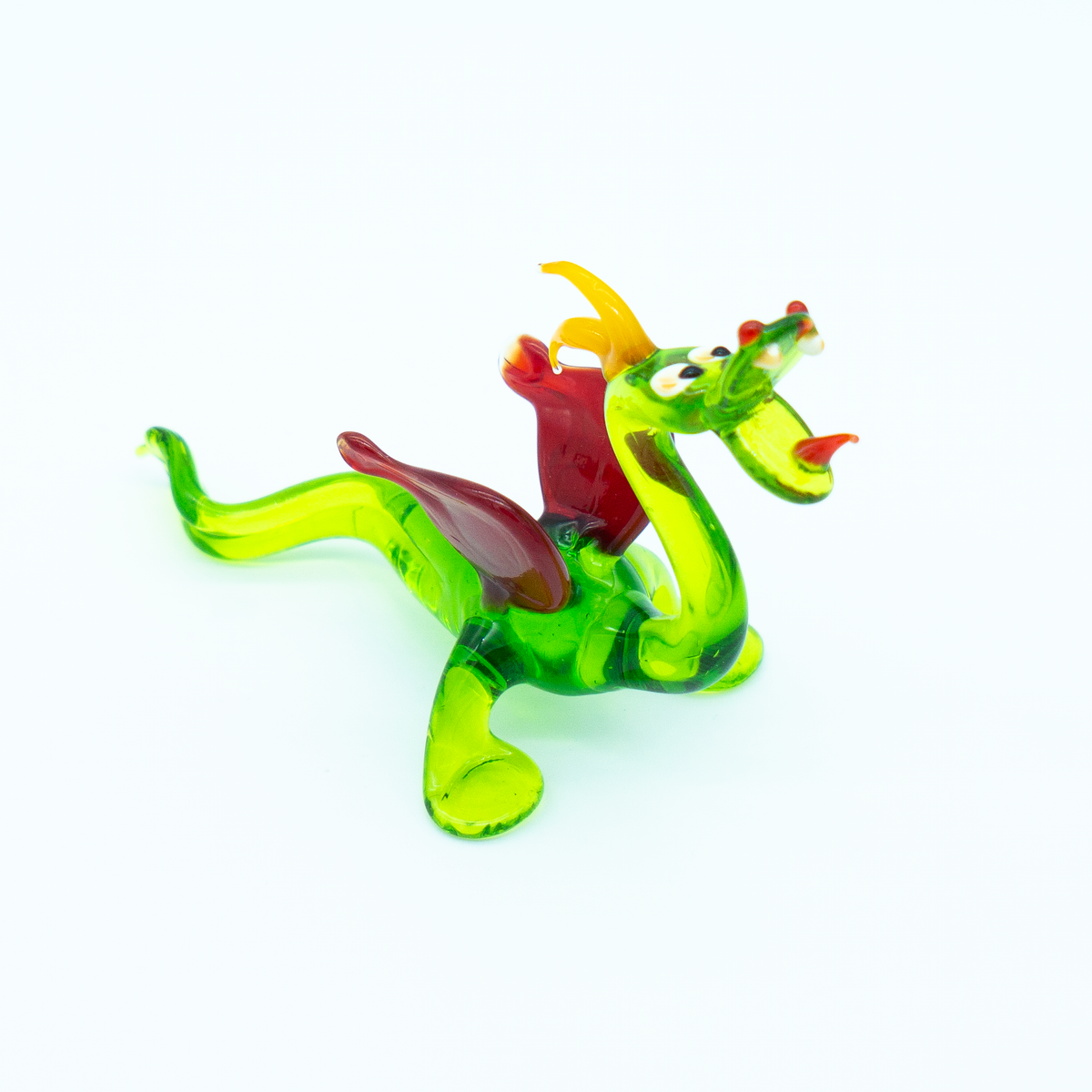 Schwarzer Drache Glastier