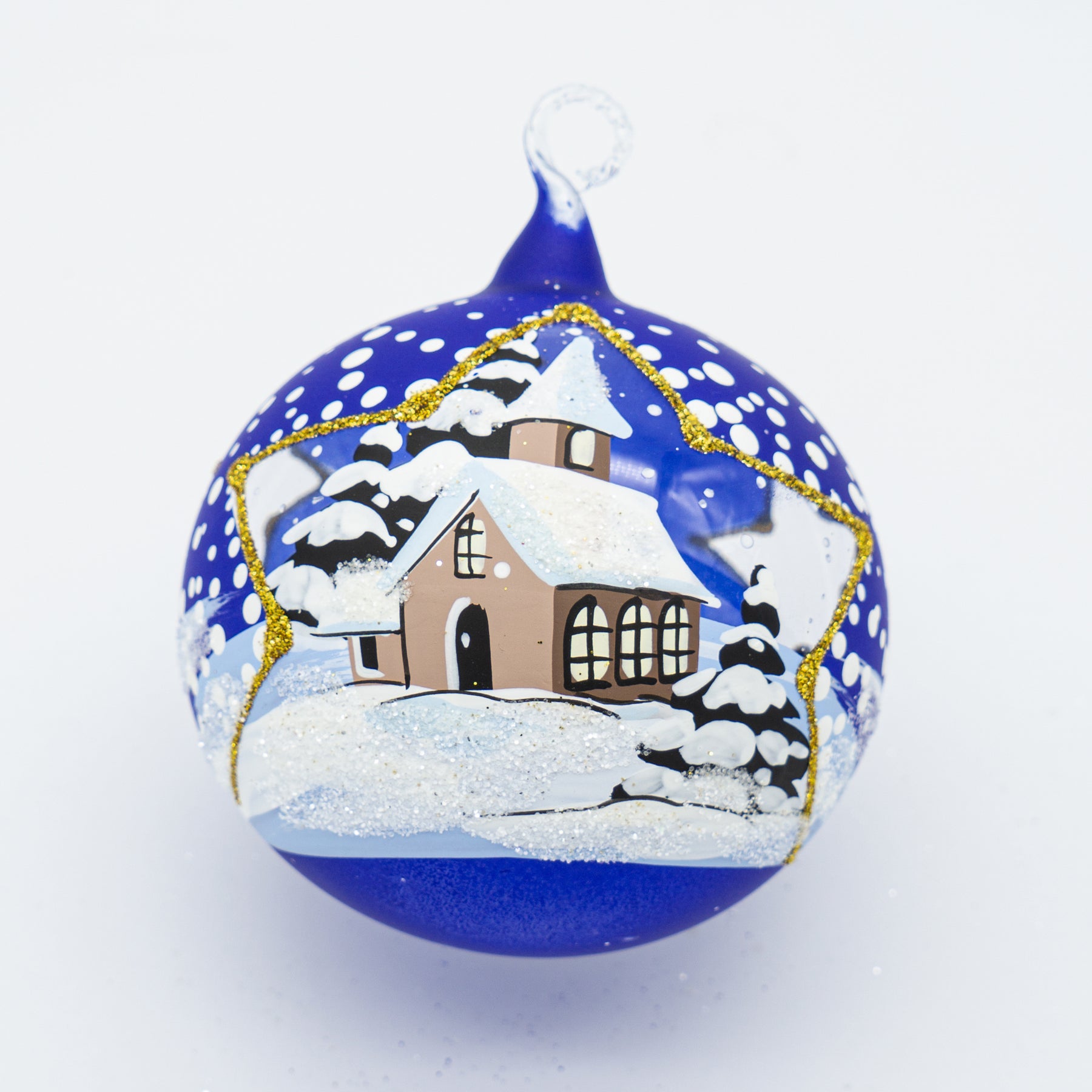 Weihnachtskugel Stern