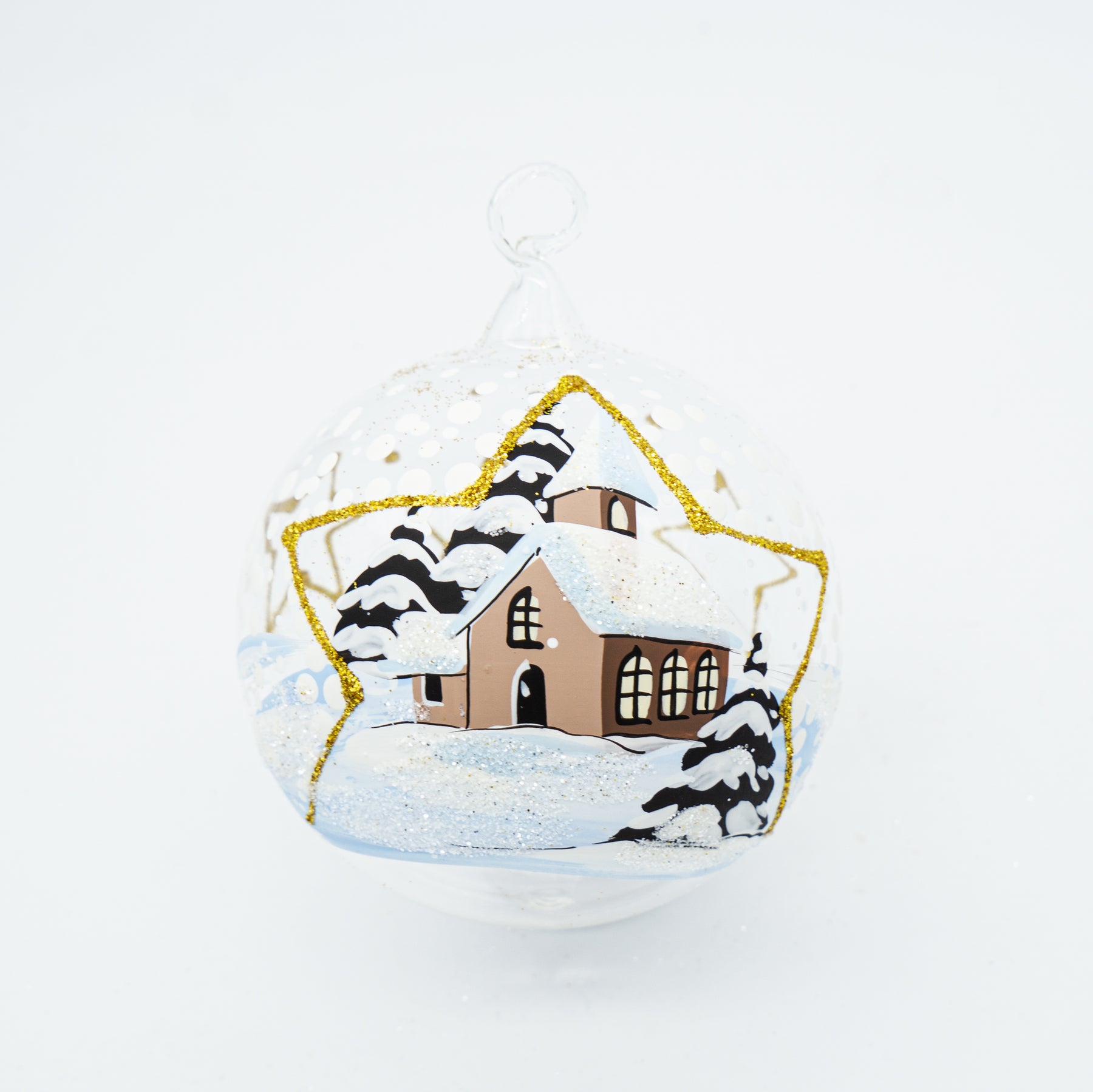 Weihnachtskugel Stern
