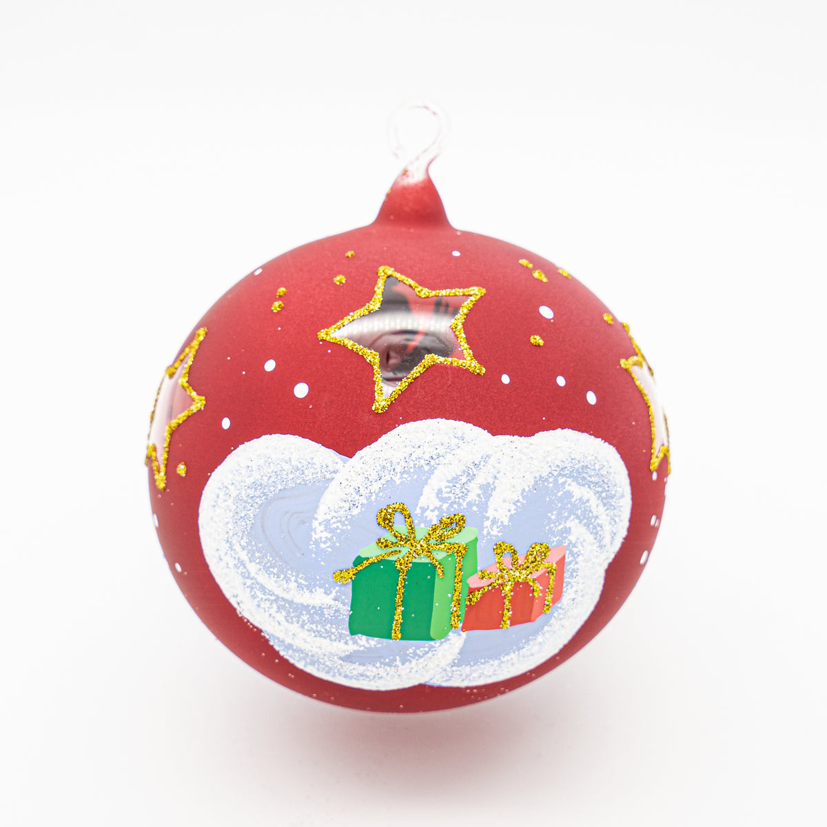 Weihnachtskugel Schneemann