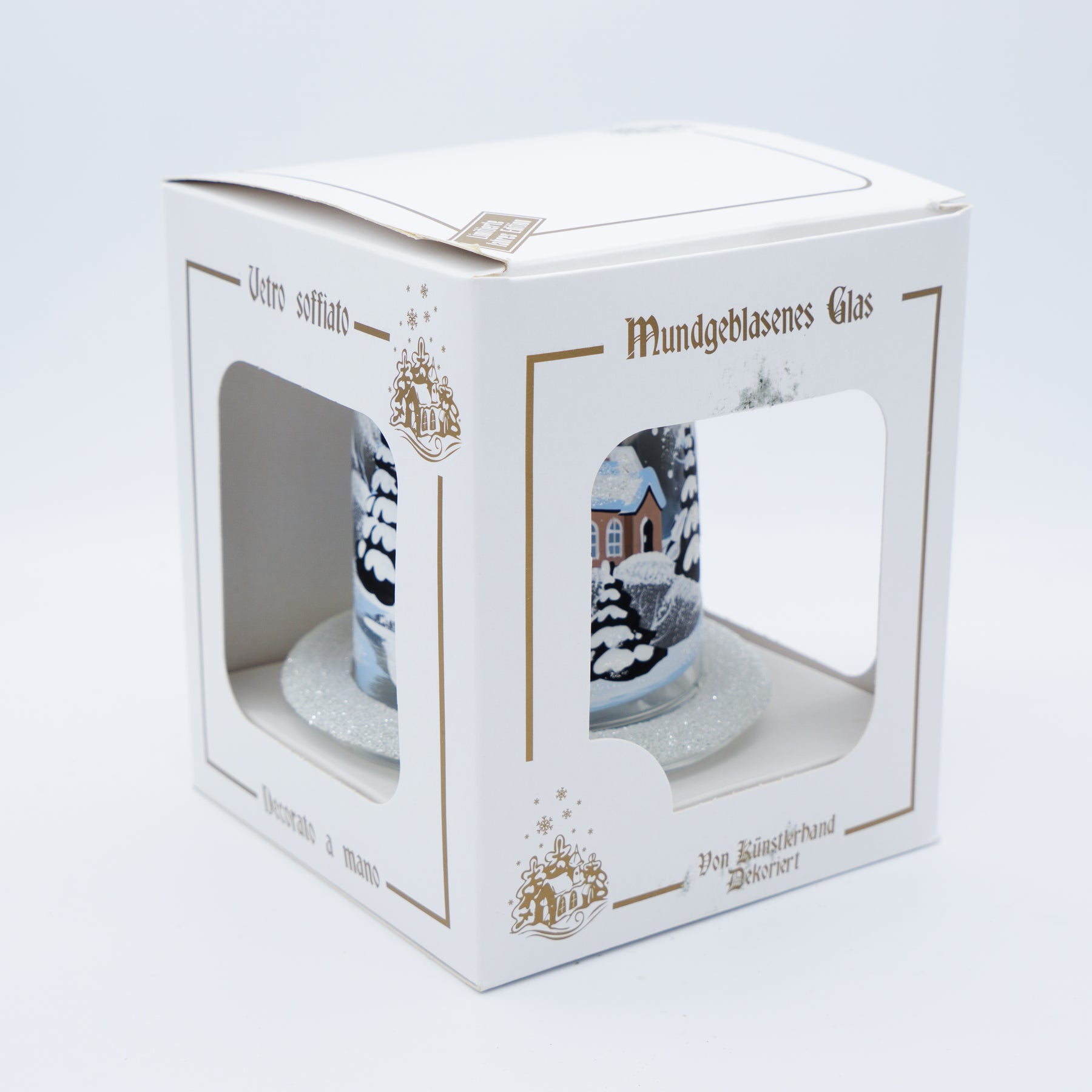 Verpackung Glocke aus Glas