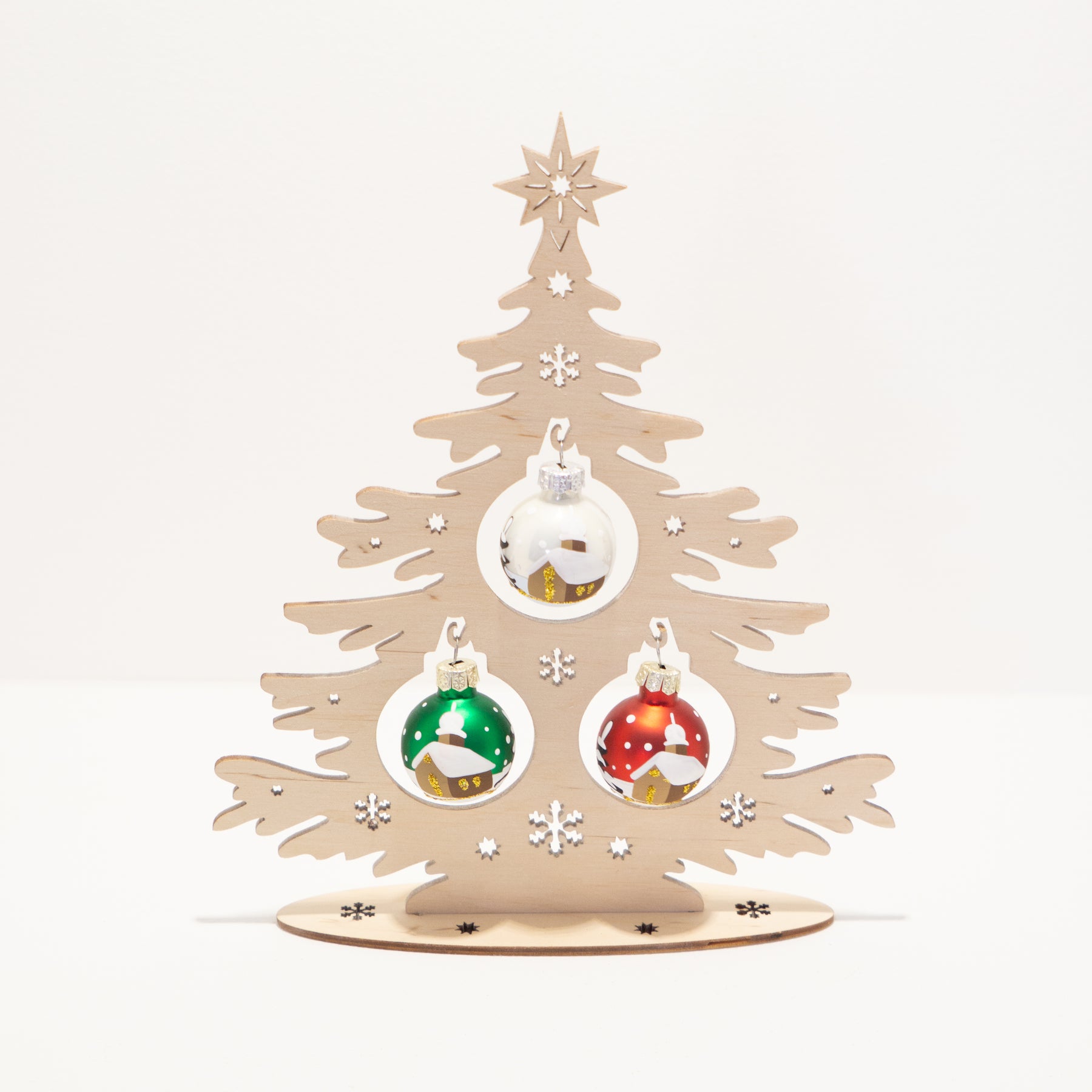 Tannenbaum Set bunt