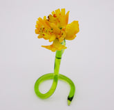 Gelbe Kornblume aus Glas