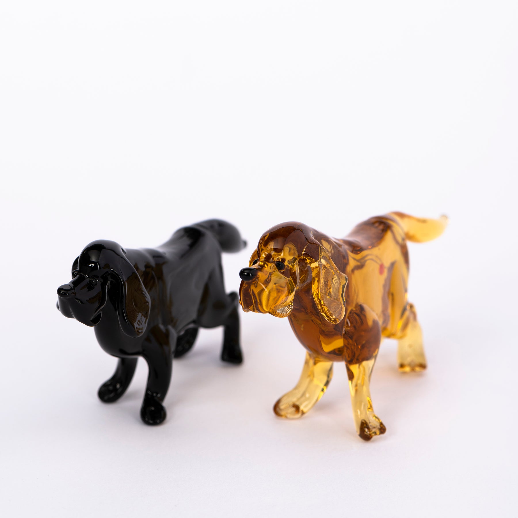 Labrador Duo aus Glas