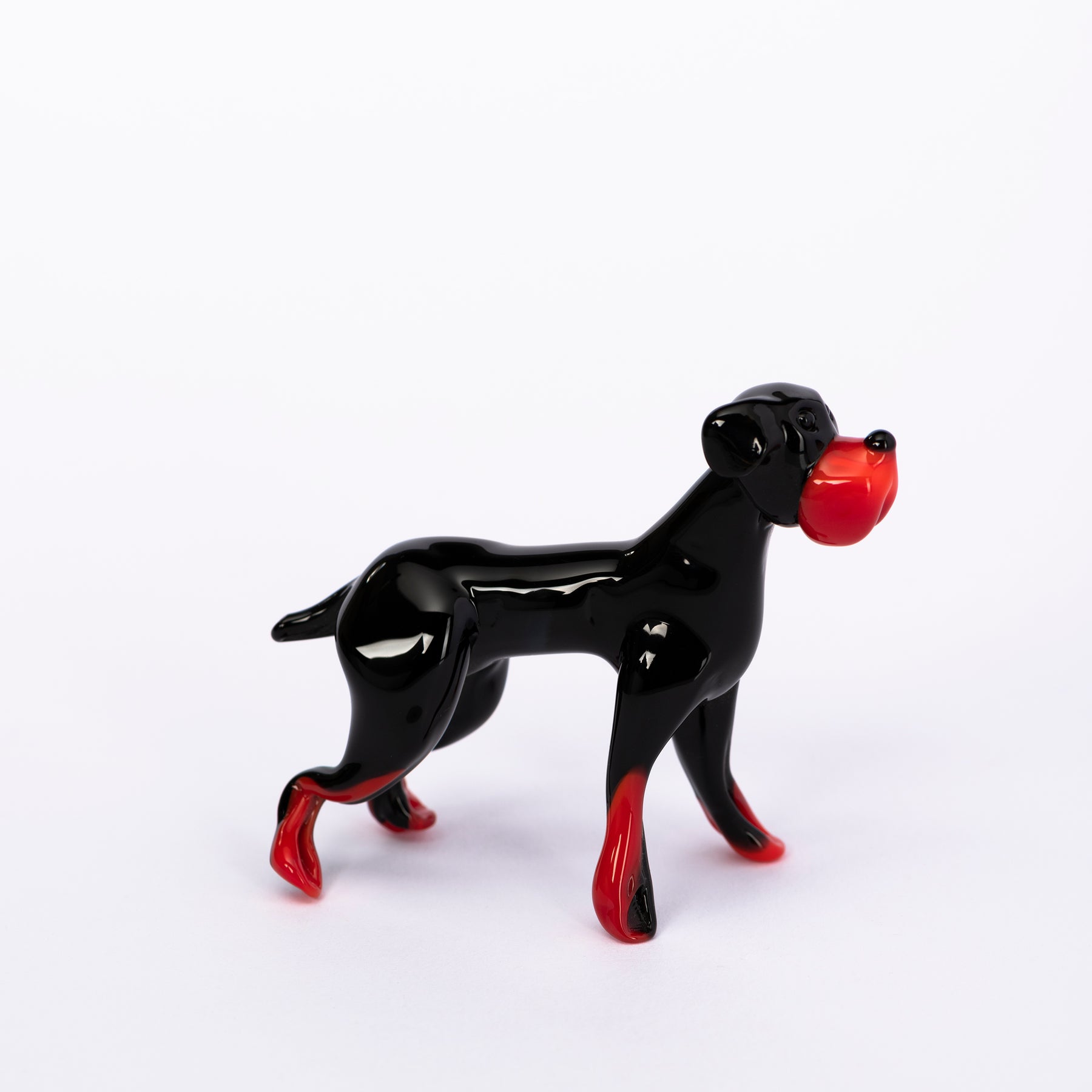 Rottweiler aus Glas
