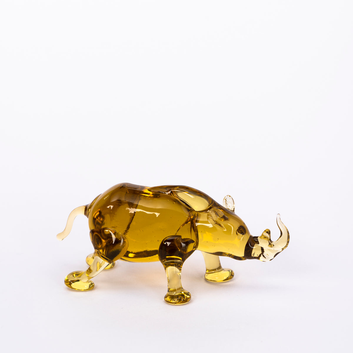 Nashorn aus Glas