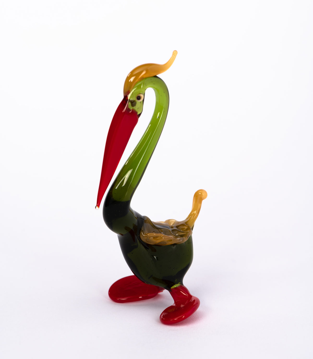 Pelikan aus Glas