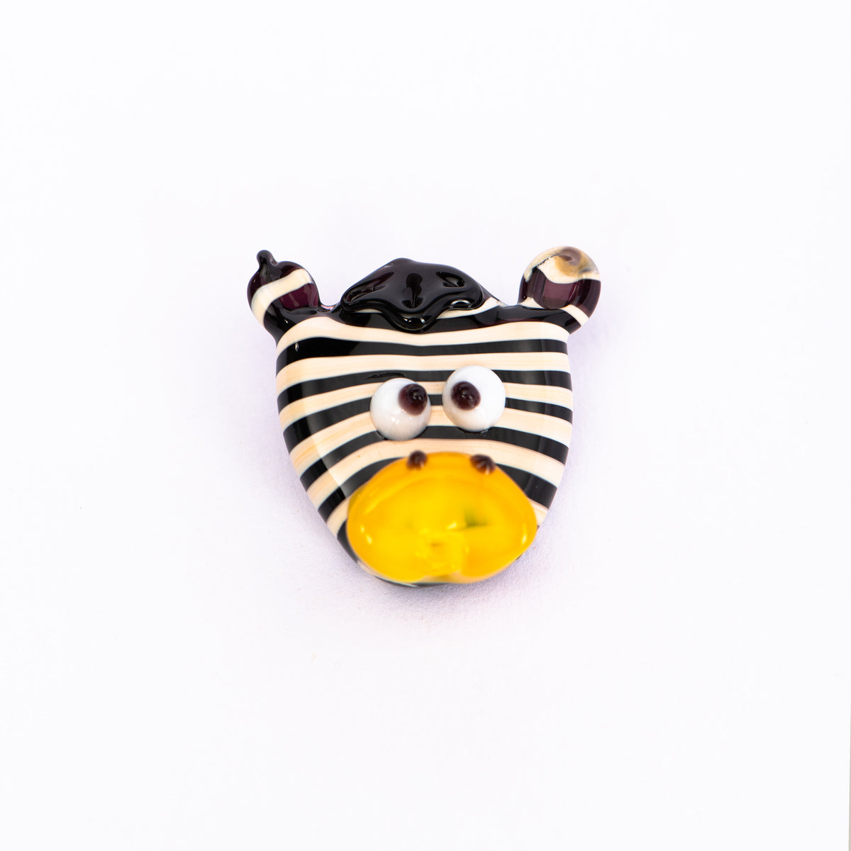 Glasmagnet Zebra