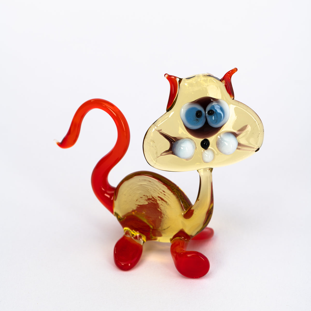 Katze aus Glas