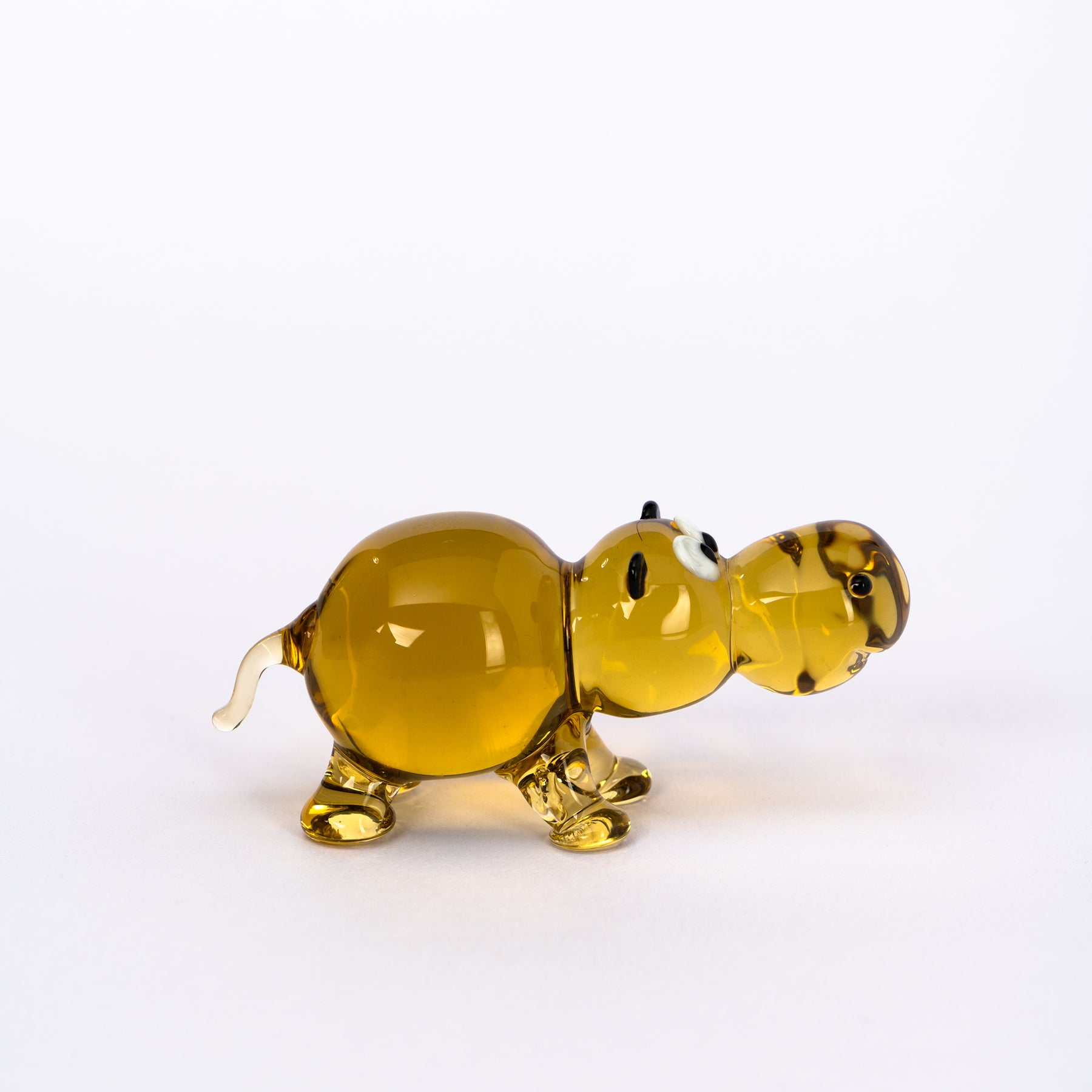 Nilpferd aus Glas