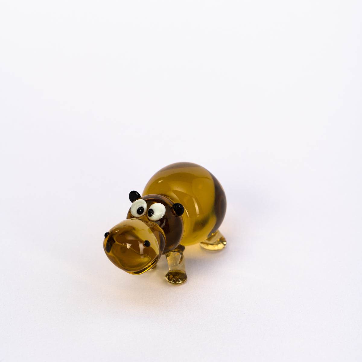 Nilpferd aus Glas