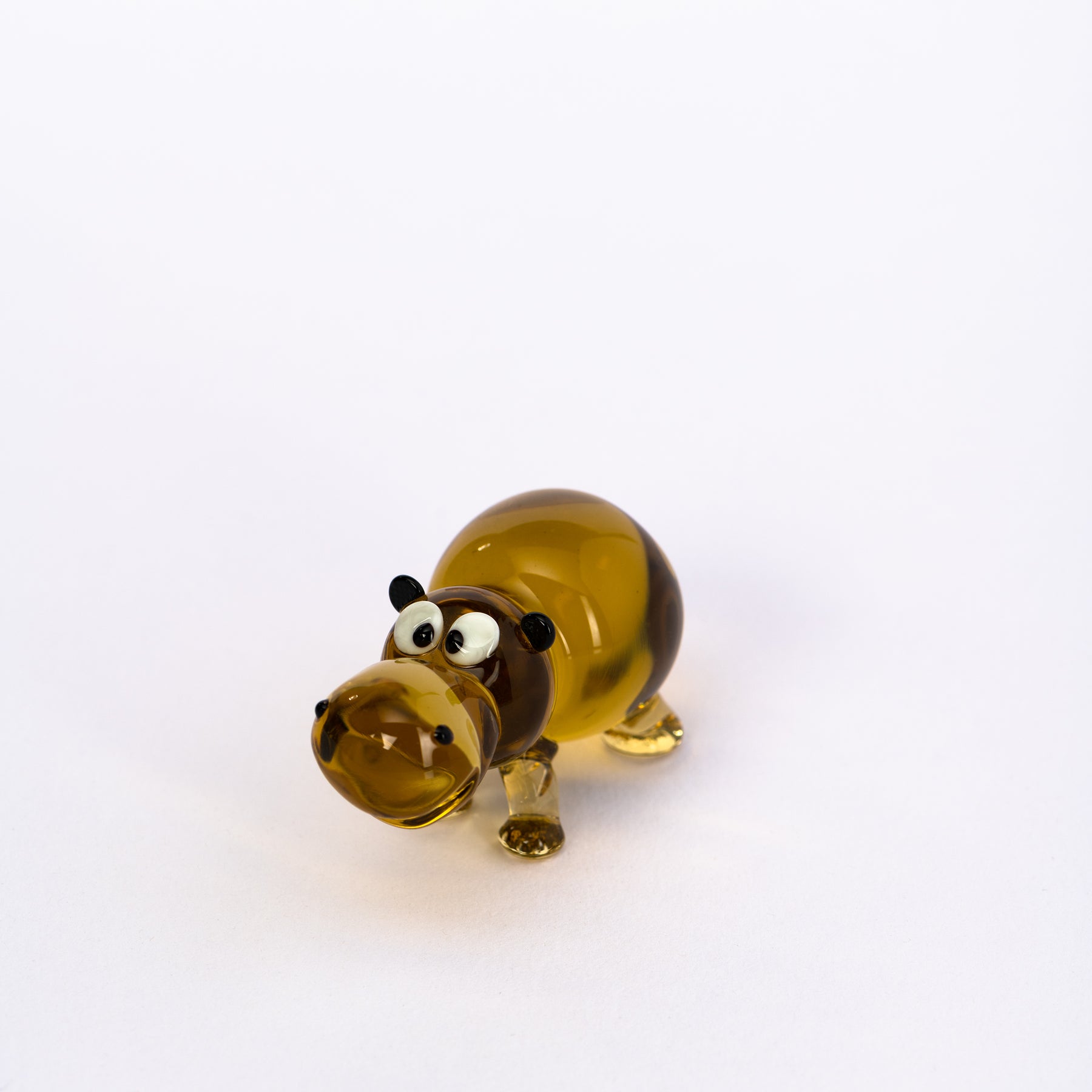Nilpferd aus Glas
