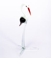 Storch aus Glas
