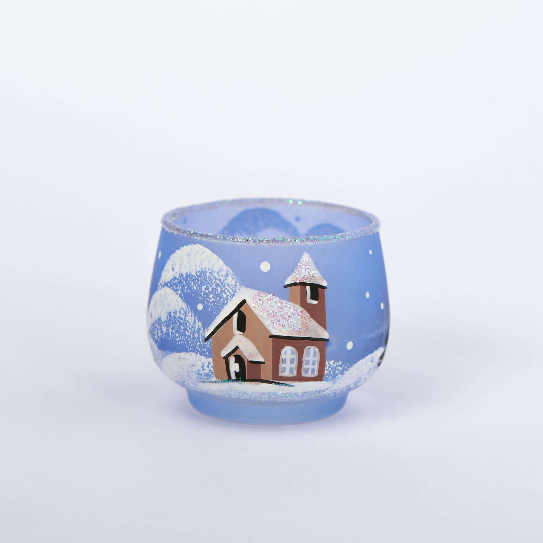 Windlicht Mini hellblau