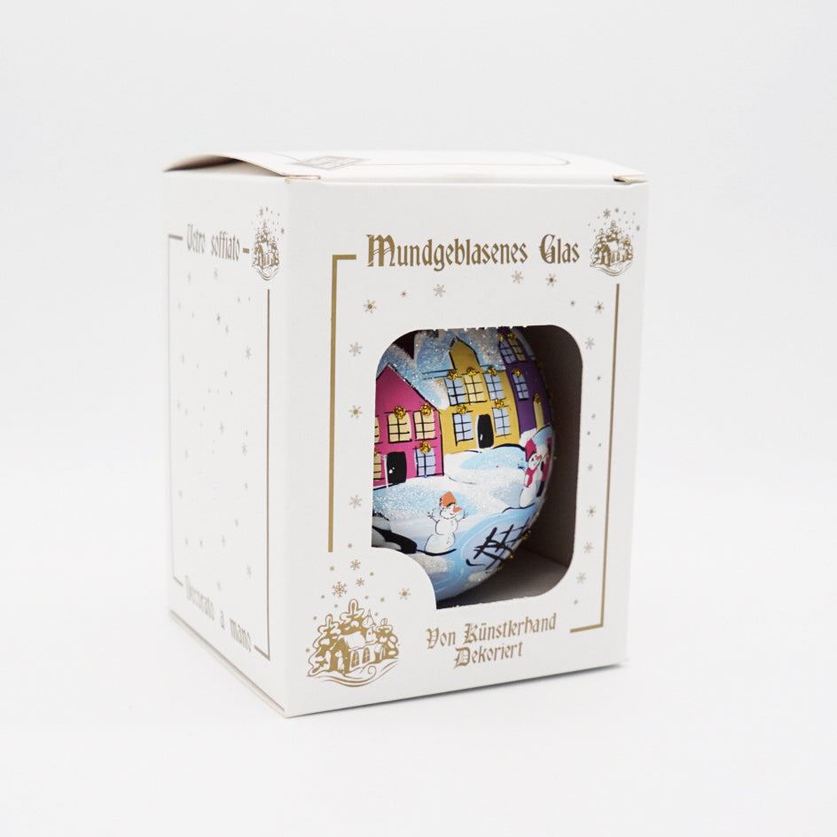 Weihnachtskugel Weihnachtsstadt Verpackung