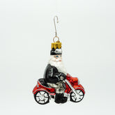 Biker Weihnachtsmann Weihnachtsbaumschmuck