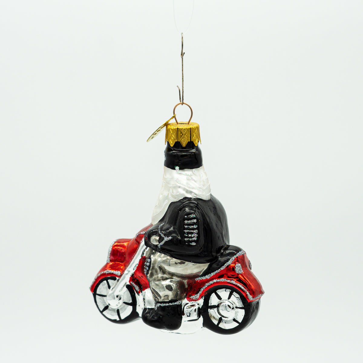 Biker Weihnachtsmann Weihnachtsbaumschmuck