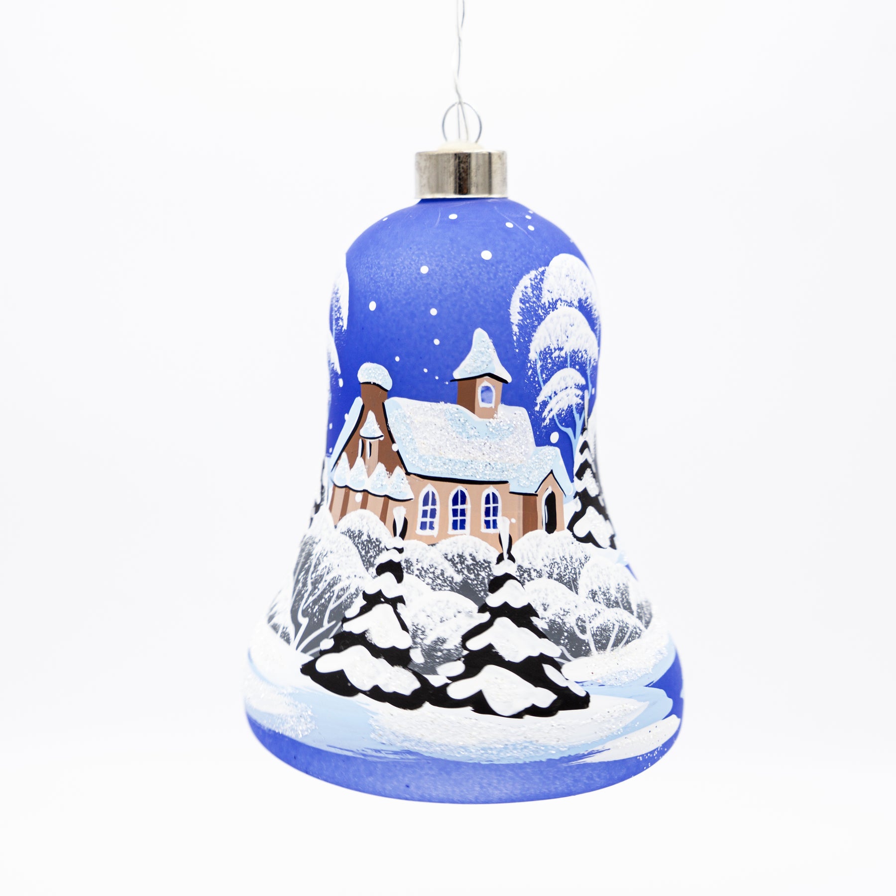 Weihnachtsglocke mit LED Kette