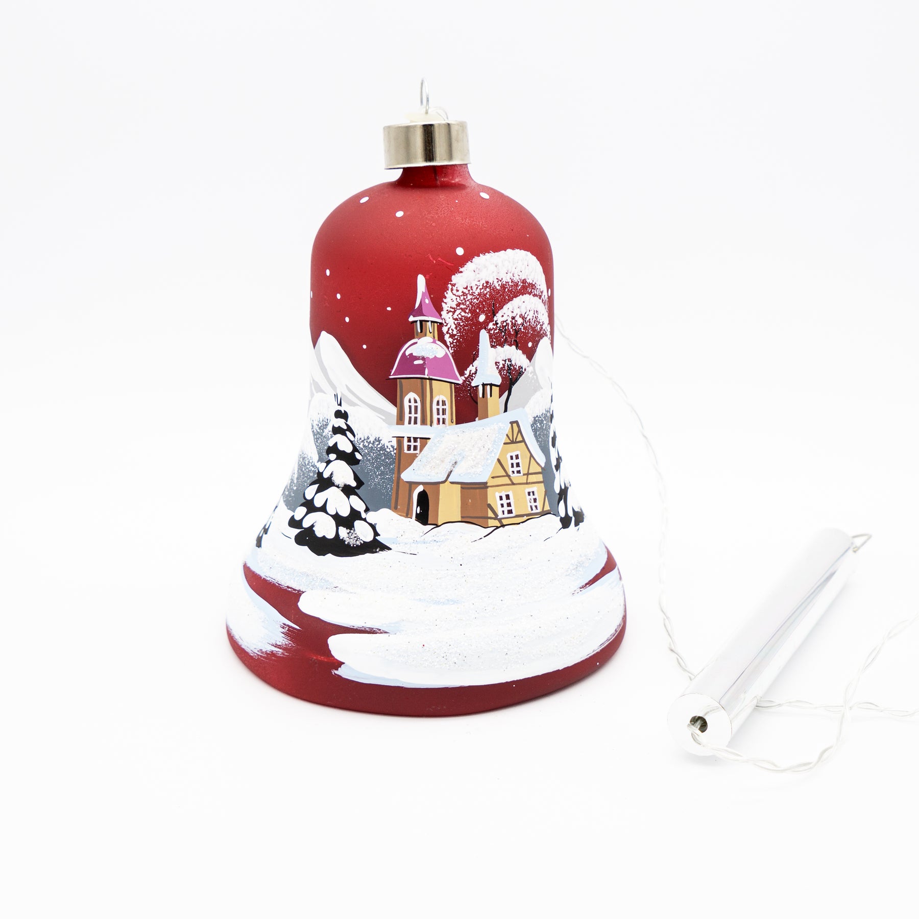 Weihnachtsglocke mit LED Kette