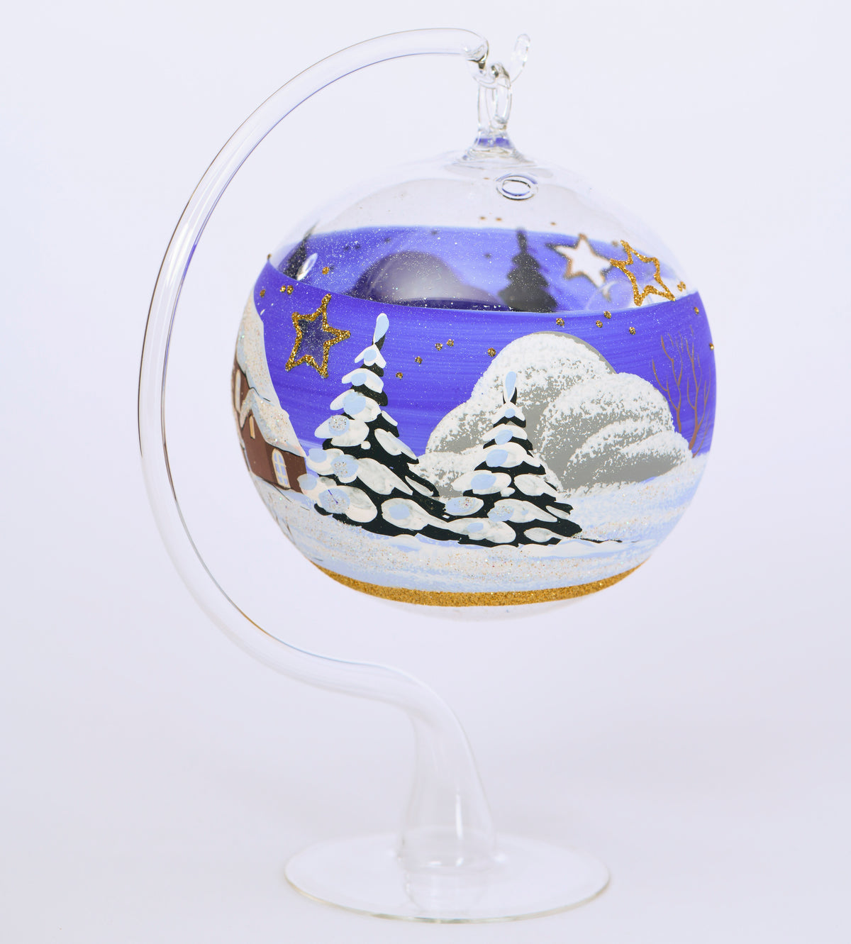 Weihnachtskugel mit Ständer