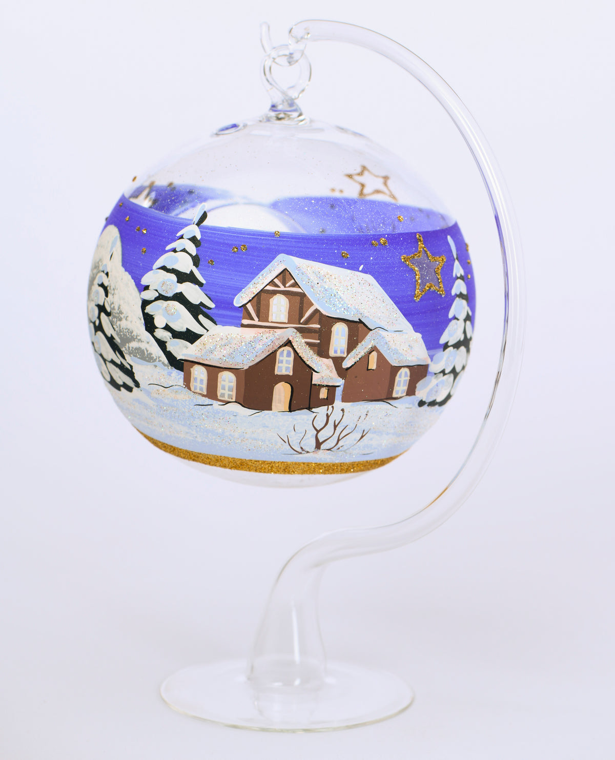 Weihnachtskugel mit Ständer