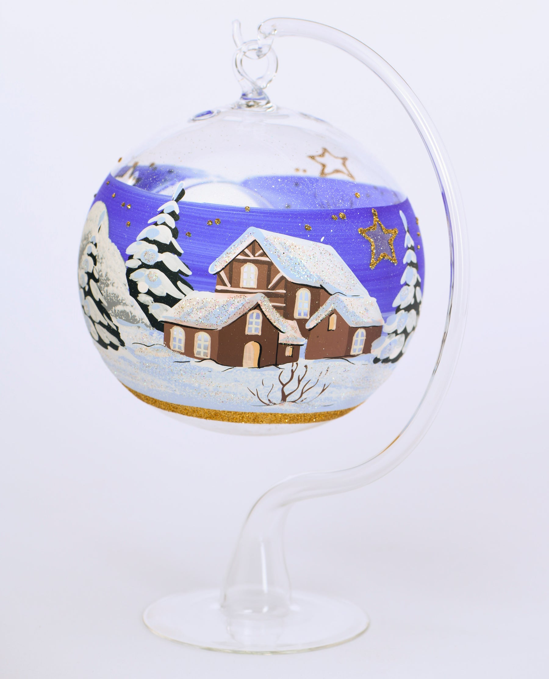 Weihnachtskugel mit Ständer