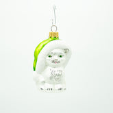 Katze mit Hut Weihnachtsbaumschmuck