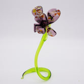 Orchidee aus Glas lila