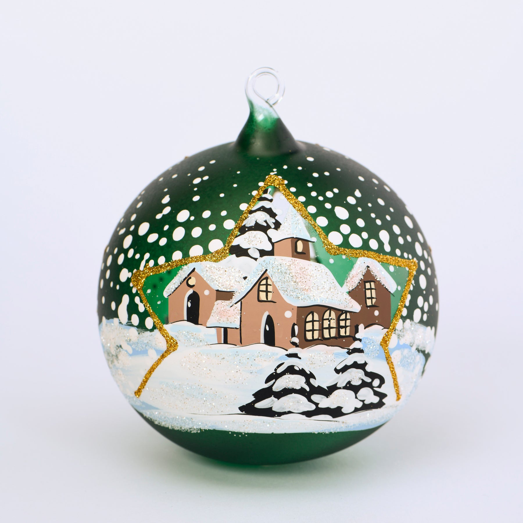 Weihnachtskugel Stern