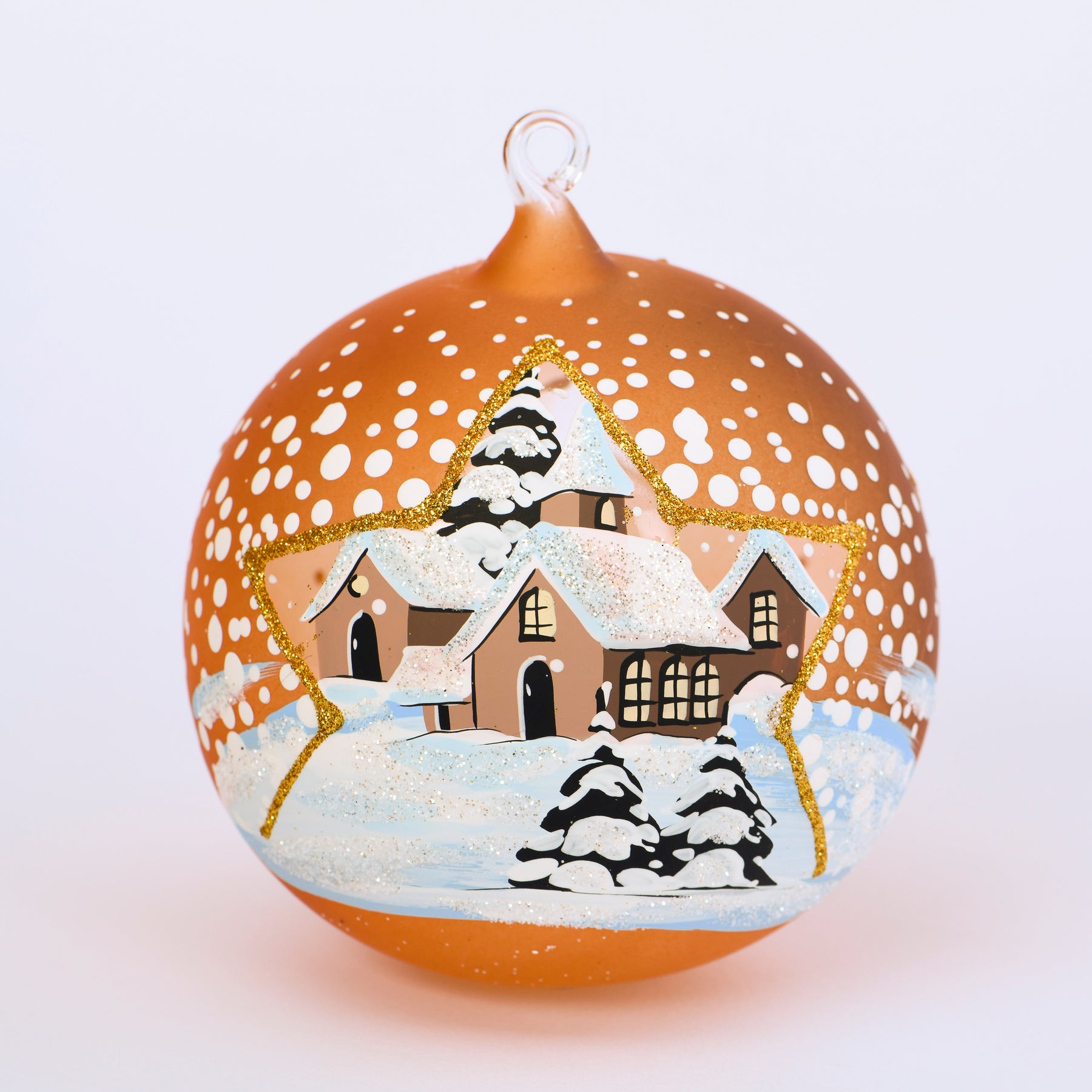Weihnachtskugel Stern