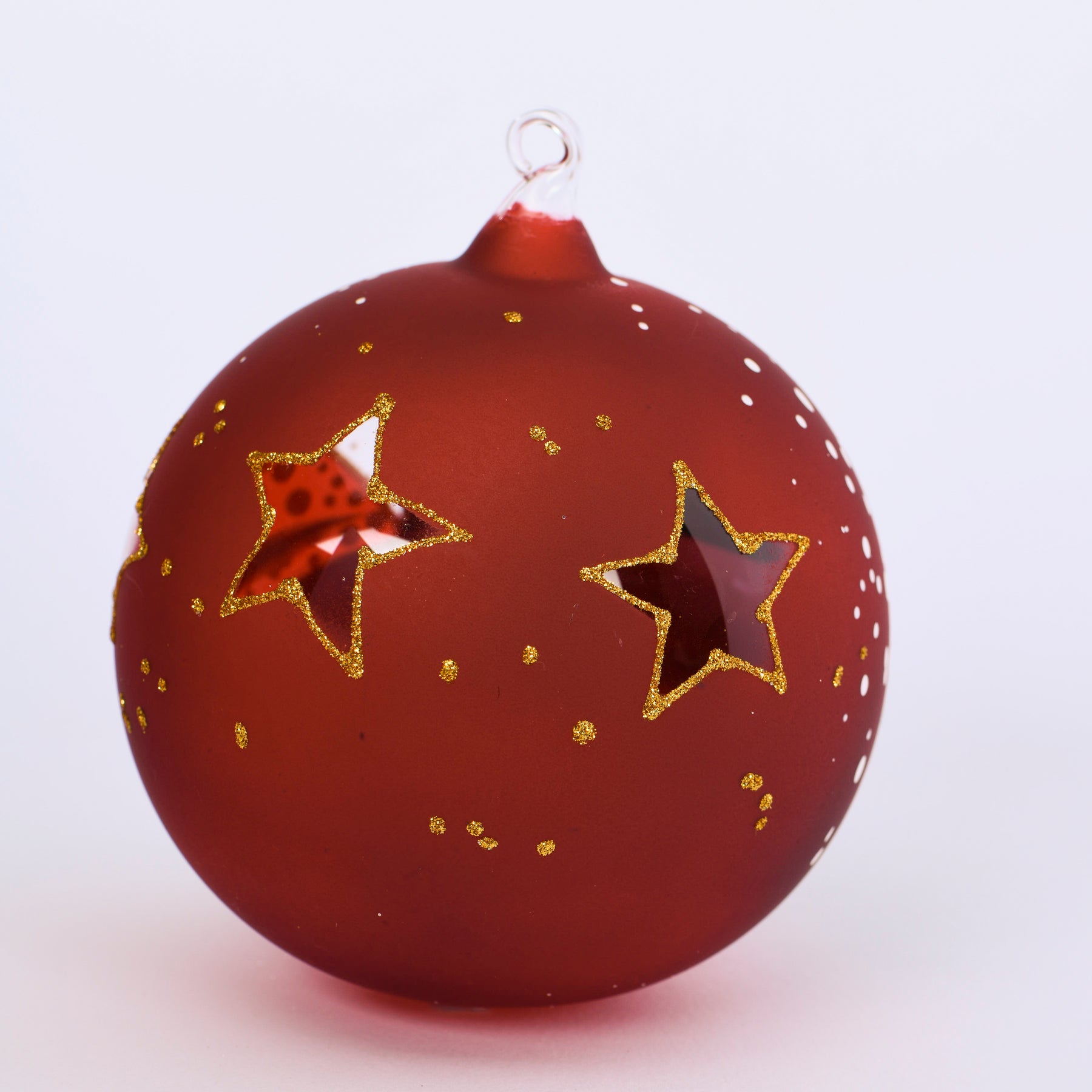 Weihnachtskugel Stern