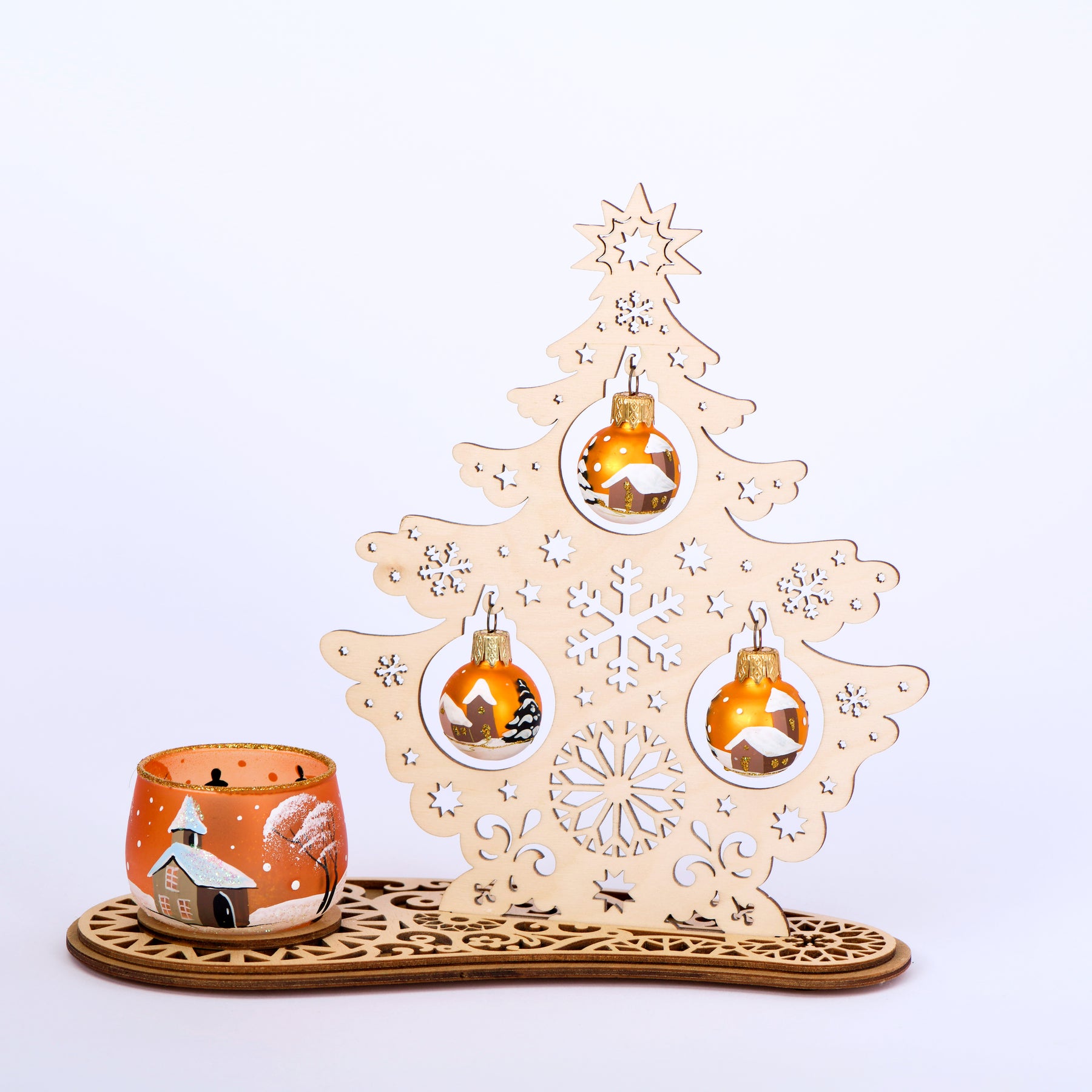 Tannenbaum Set orange