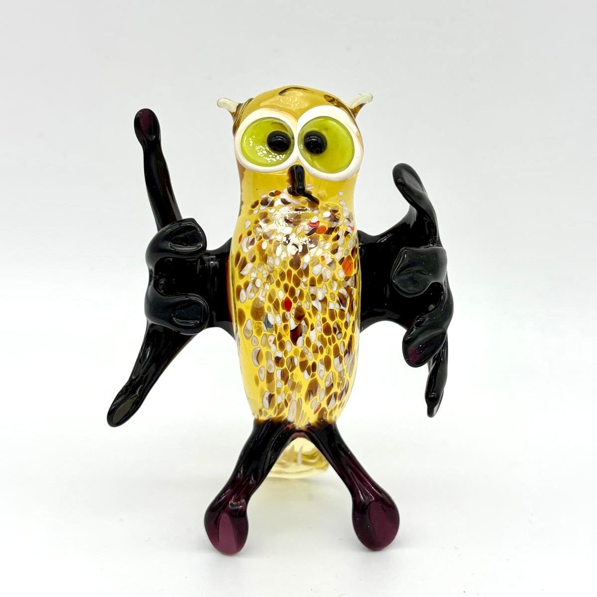 Coole Eule Glastier