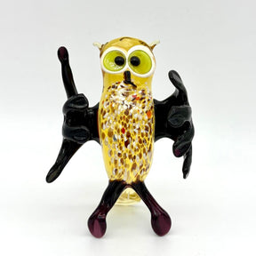 Coole Eule Glastier