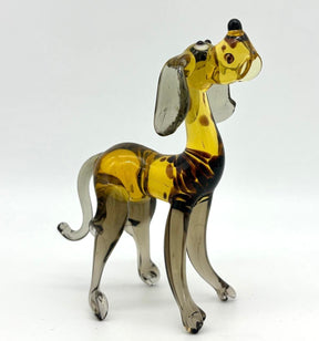 Bellender Hund Glastier
