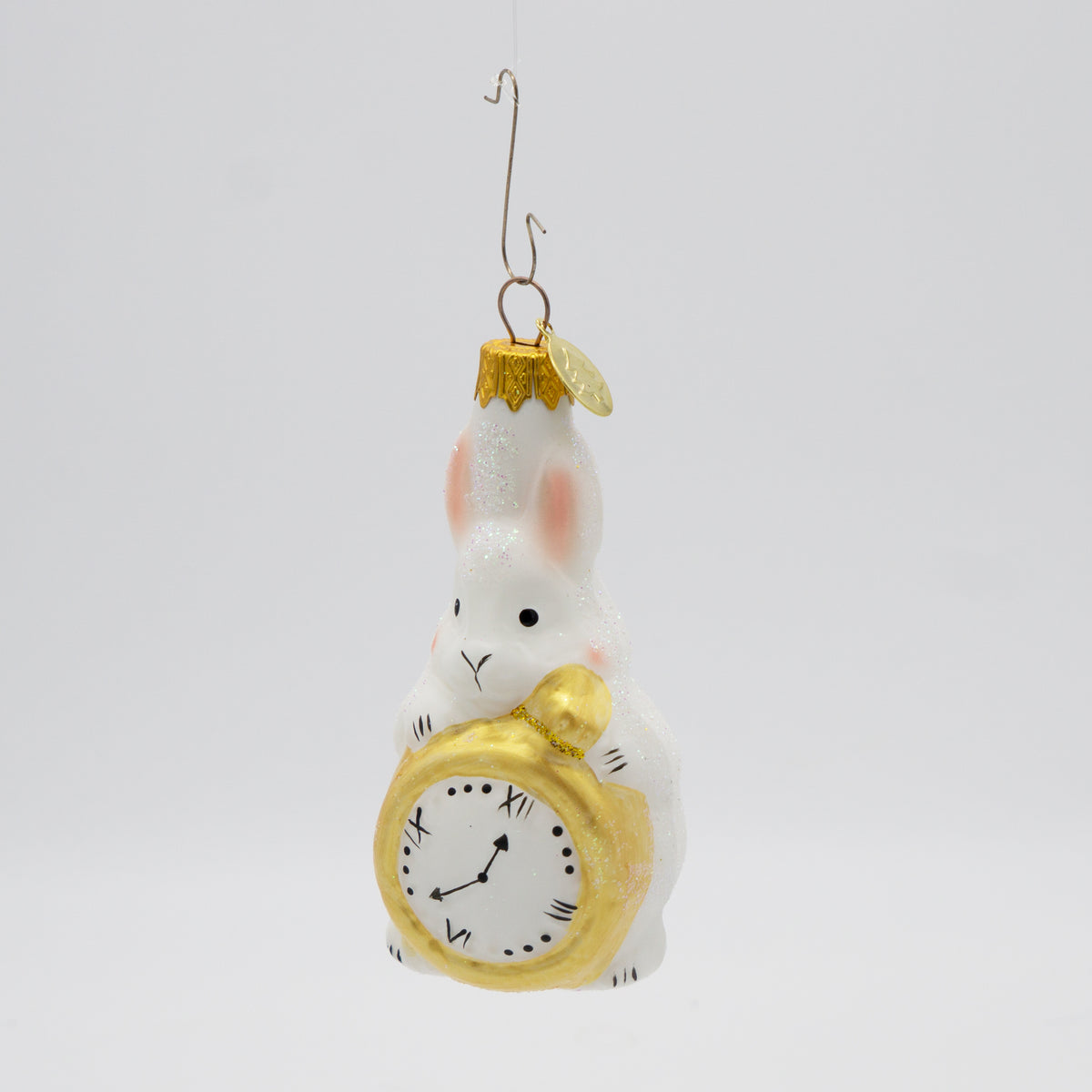 Hase mit Zauberuhr Baumschmuck