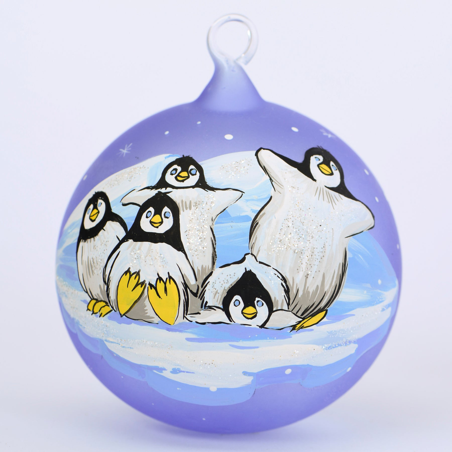 Bubble Ballon Weihnachten Pinguin Geschenke. 56 cm. mit Dekoration